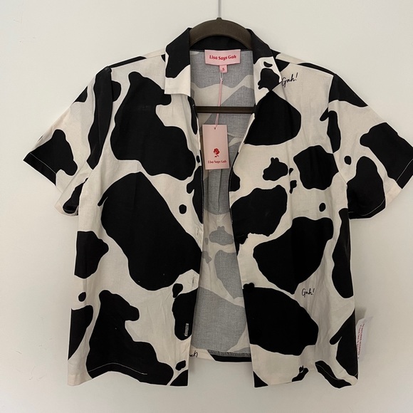 Lisa Says Gah Cow Print Beach Set - Picture 2 of 8